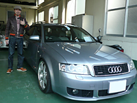 鈑金塗装：アウディ